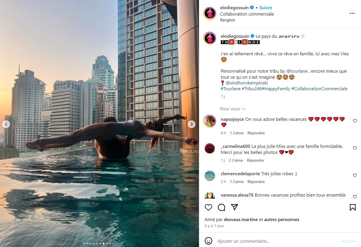 Élodie Gossuin, les photos de ses aventures à Bangkok en famille