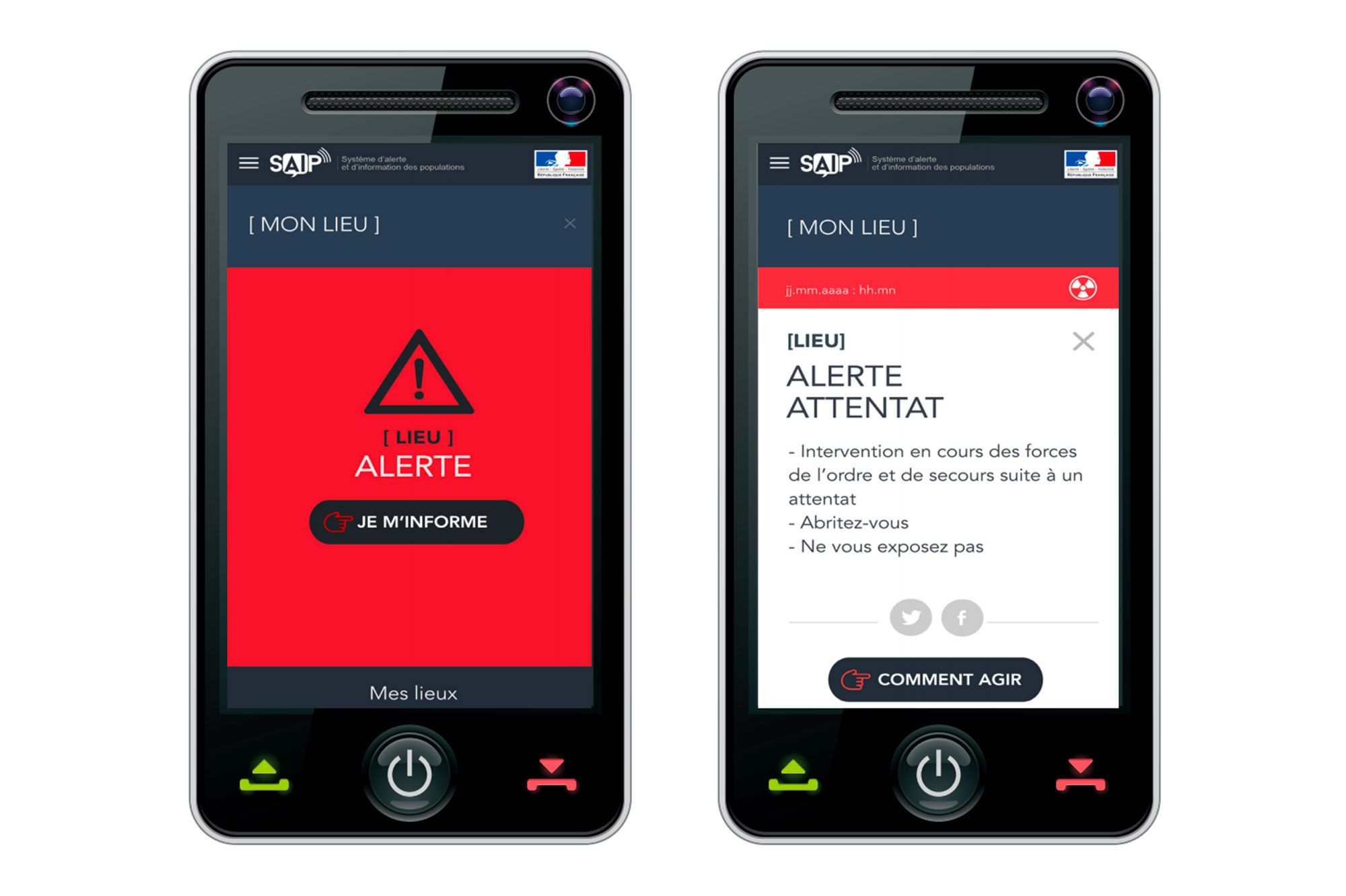 Le gouvernement français lance son application 