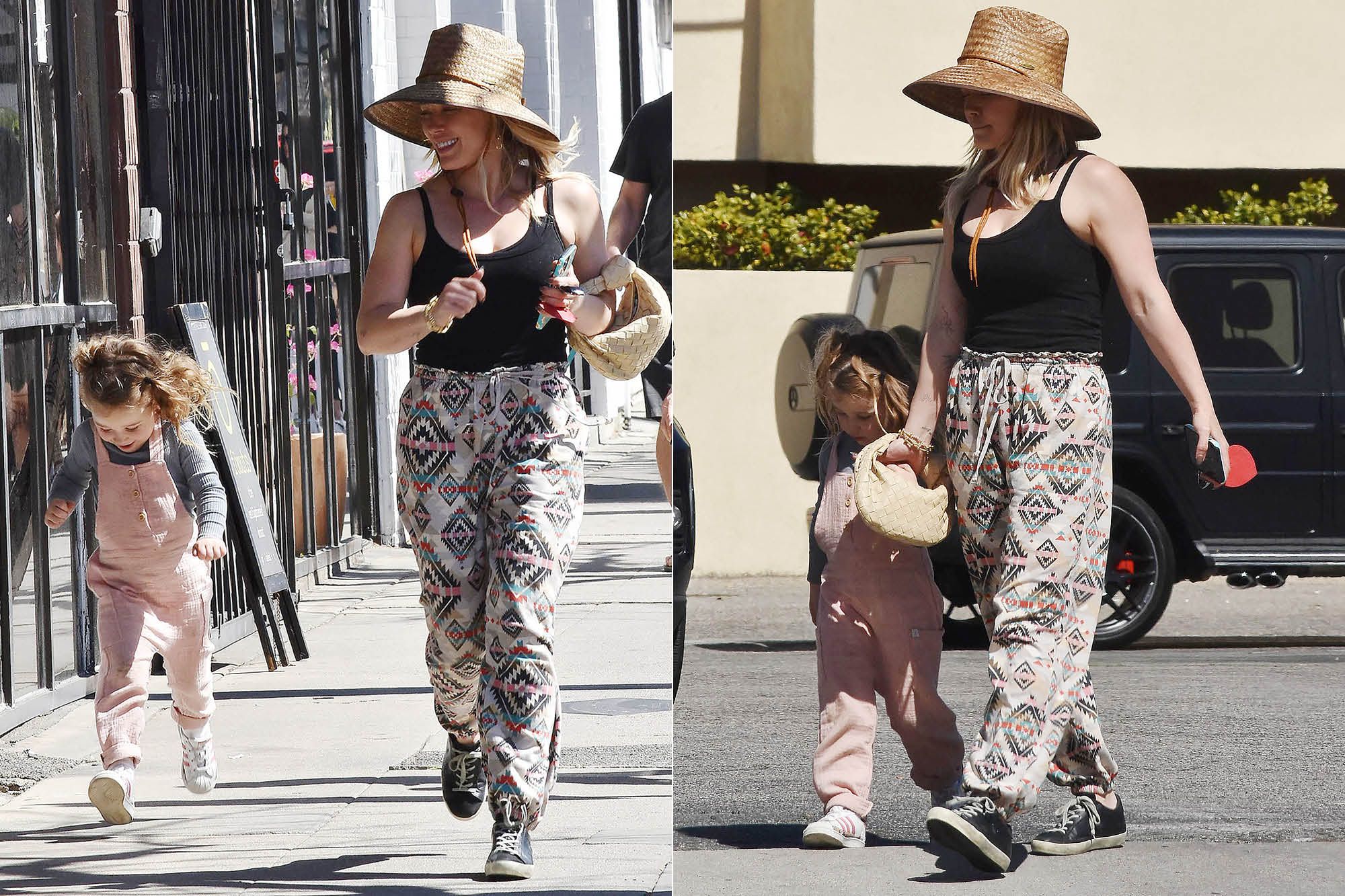Balade ensoleillée pour Hilary Duff et sa fille Banks