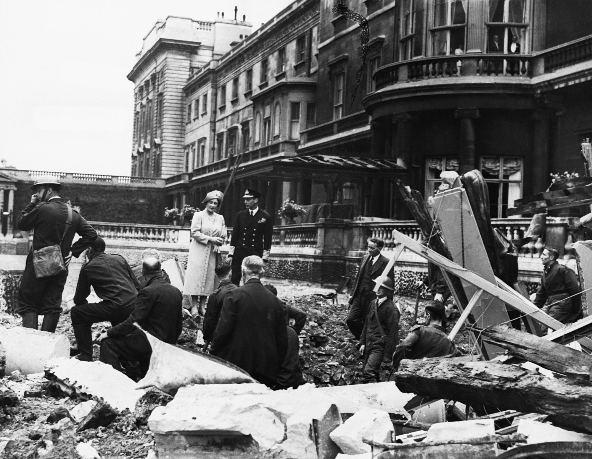 Il y a 80 ans, le Palais de Buckingham était bombardé