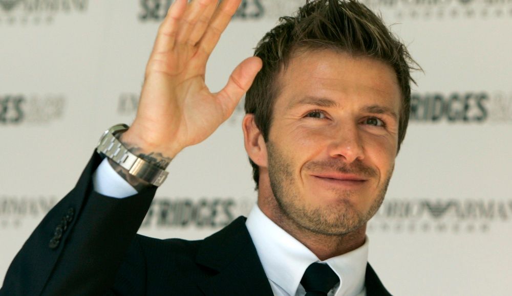 David Beckham dévoile la nouvelle campagne Armani
