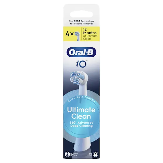 Oral-B iO 3 Elektrische Tandenborstel Zwart & Roze + 4 Opzetborstels