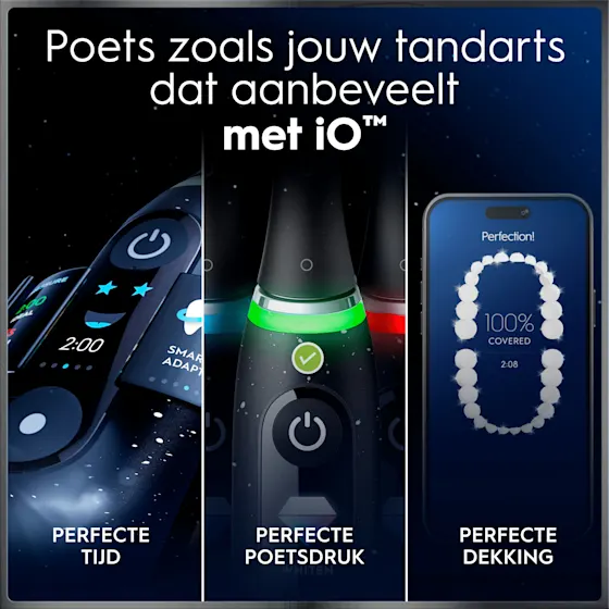 Oral-B iO Series 10 Cosmic Black + 10 Refills
