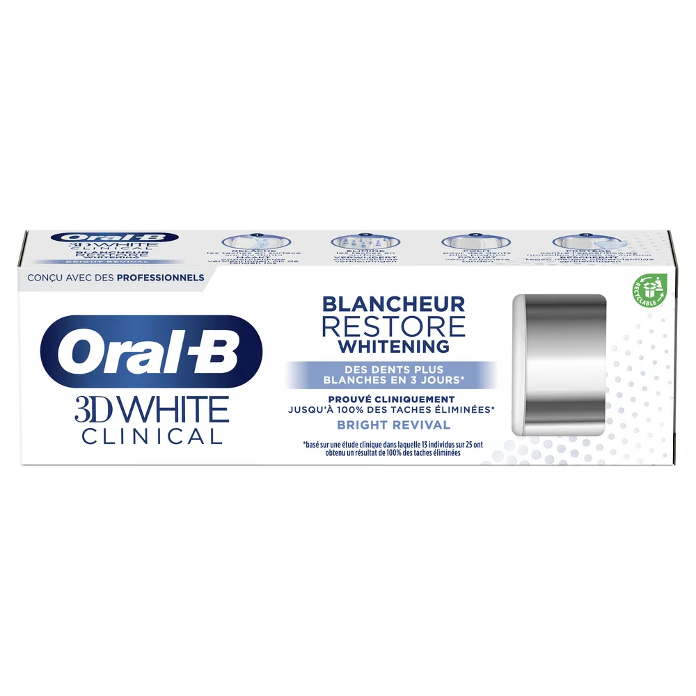 Oral-B 3D White Clinical Miracle Glow Tandpasta - Main img 