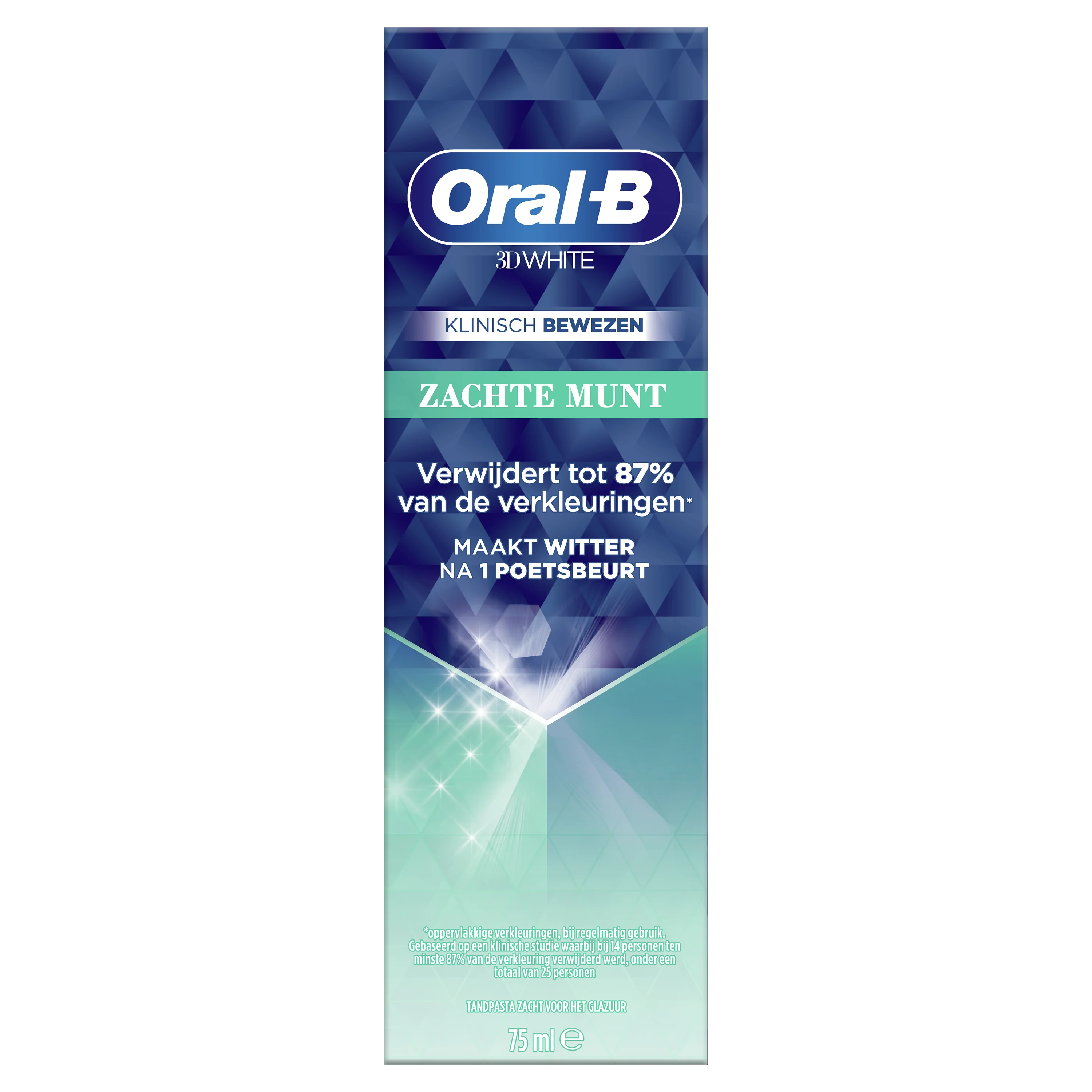 Oral-B 3D White Zachte Munt Tandpasta 