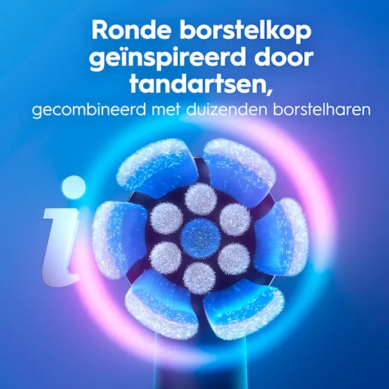 Oral-B iO 2 Elektrische Tandenborstels Zwart & Roze Duoverpakking + 4 Opzetborstels (Gentle Care)