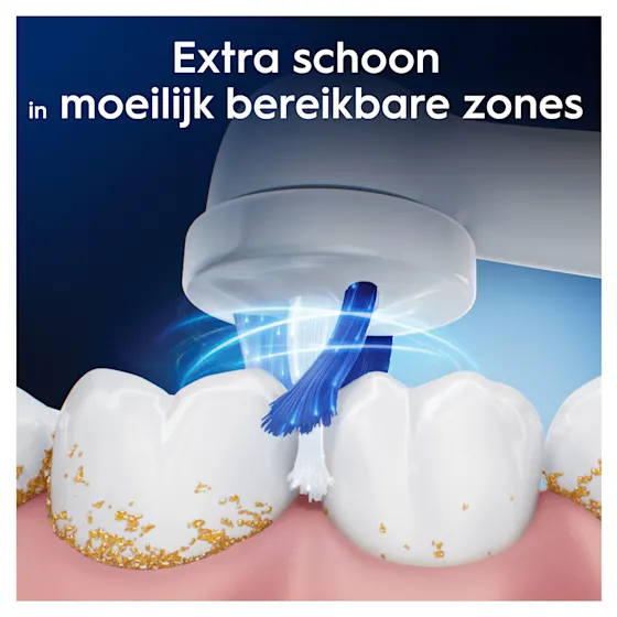Oral-B iO opzetborstels voor interdentale reiniging, verpakking met 2 stuks.