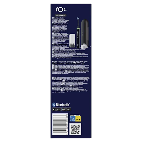 Oral-B iO Series 5N Black Electric Toothbrush + 4 Refills