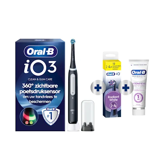 Oral-B iO 3N Black Elektrische Tandenborstel