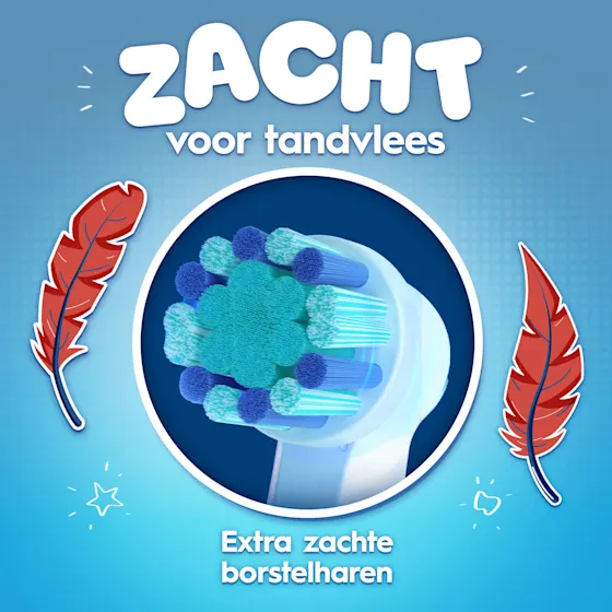 Oral-B PRO Kids opzetborstels Spider-Man 4 stuks, voor 12 maanden zachte reiniging.