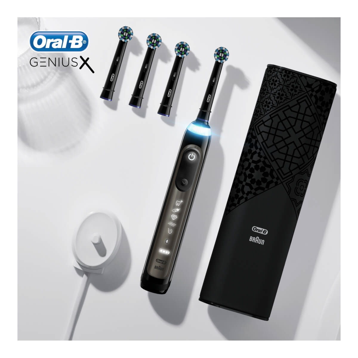 BRAUN Oral−B GENIUS X　D7065266XCWH Oral-B Genius X elektrische tandenborstel met AI-technologie