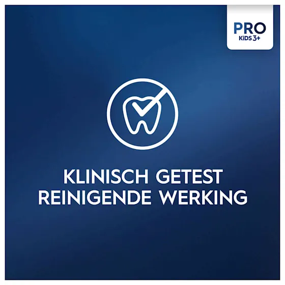 Oral-B Disney Frozen Pro Kids 3+ elektrische tandenborstel, verpakking benadrukt dat deze door tandartsen wereldwijd als nummer 1 wordt gebruikt.