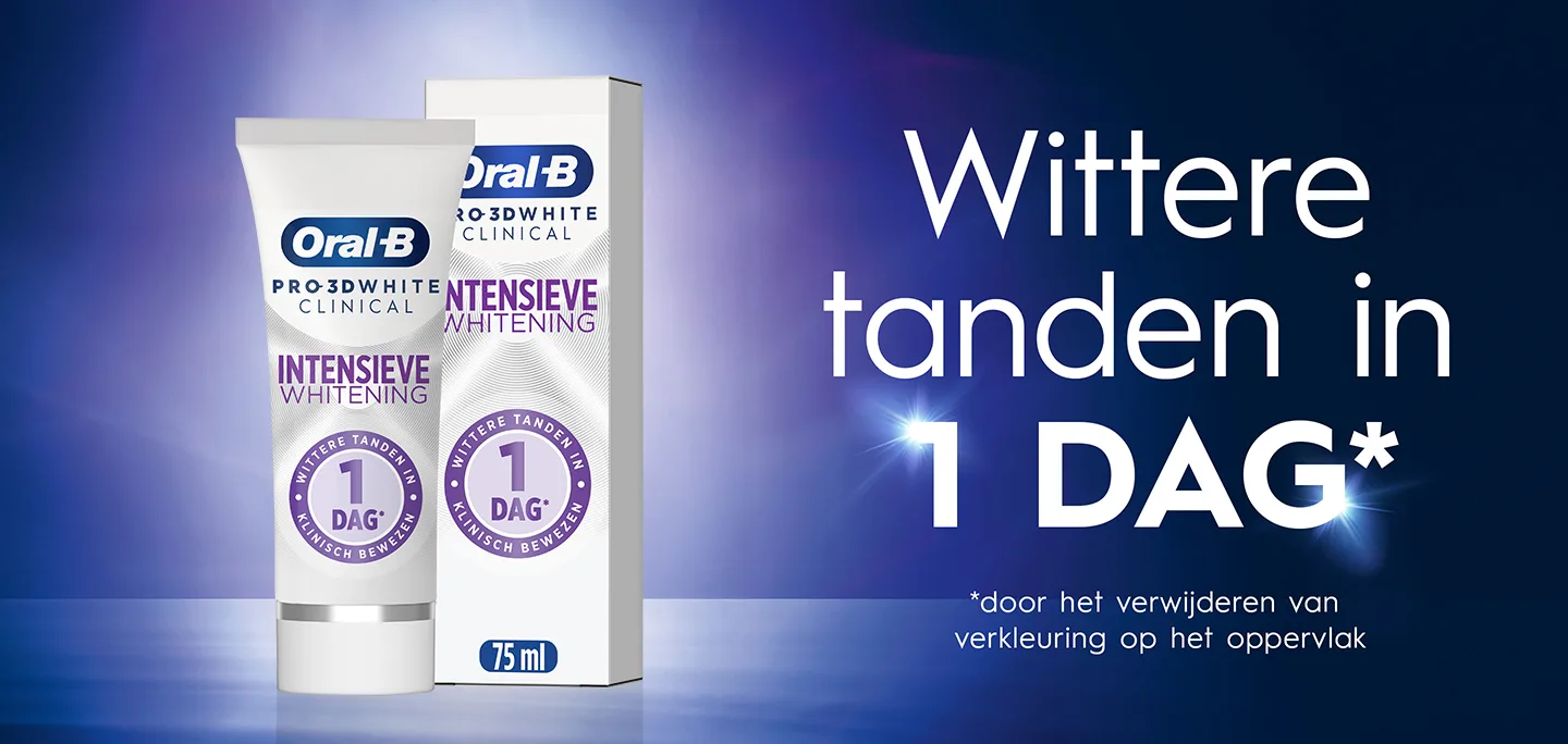 Wittere tanden in 1 DAG*