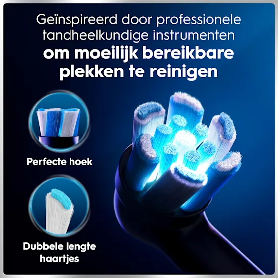 Oral-B iO 6 Elektrische Tandenborstels Wit & Roze Duoverpakking + 8 Opzetborstels