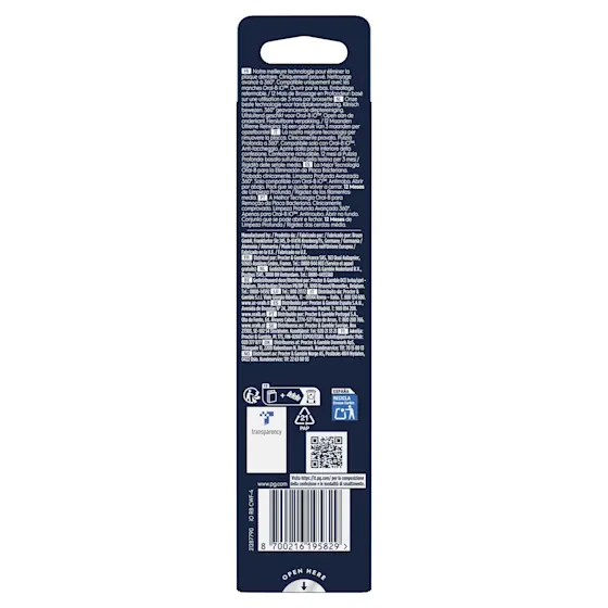 Oral-B iO 3 Elektrische Tandenborstel Zwart & Blauw + 4 Opzetborstels