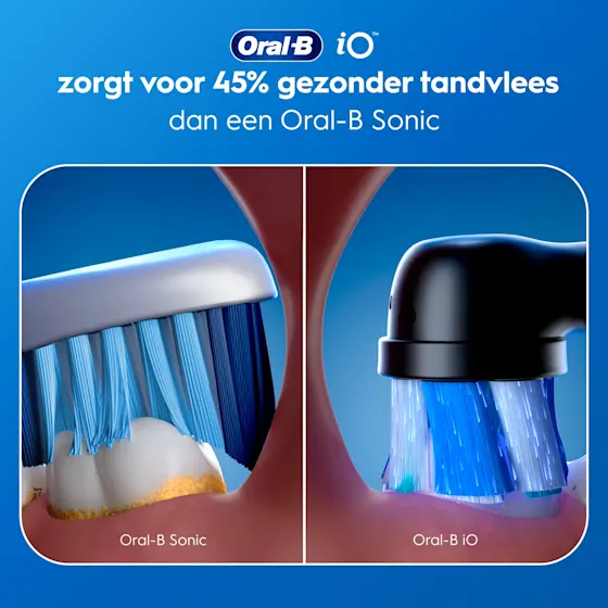 Oral-B iO 2 Elektrische Tandenborstels Zwart & Groen Duoverpakking + 4 Opzetborstels (Gentle Care)