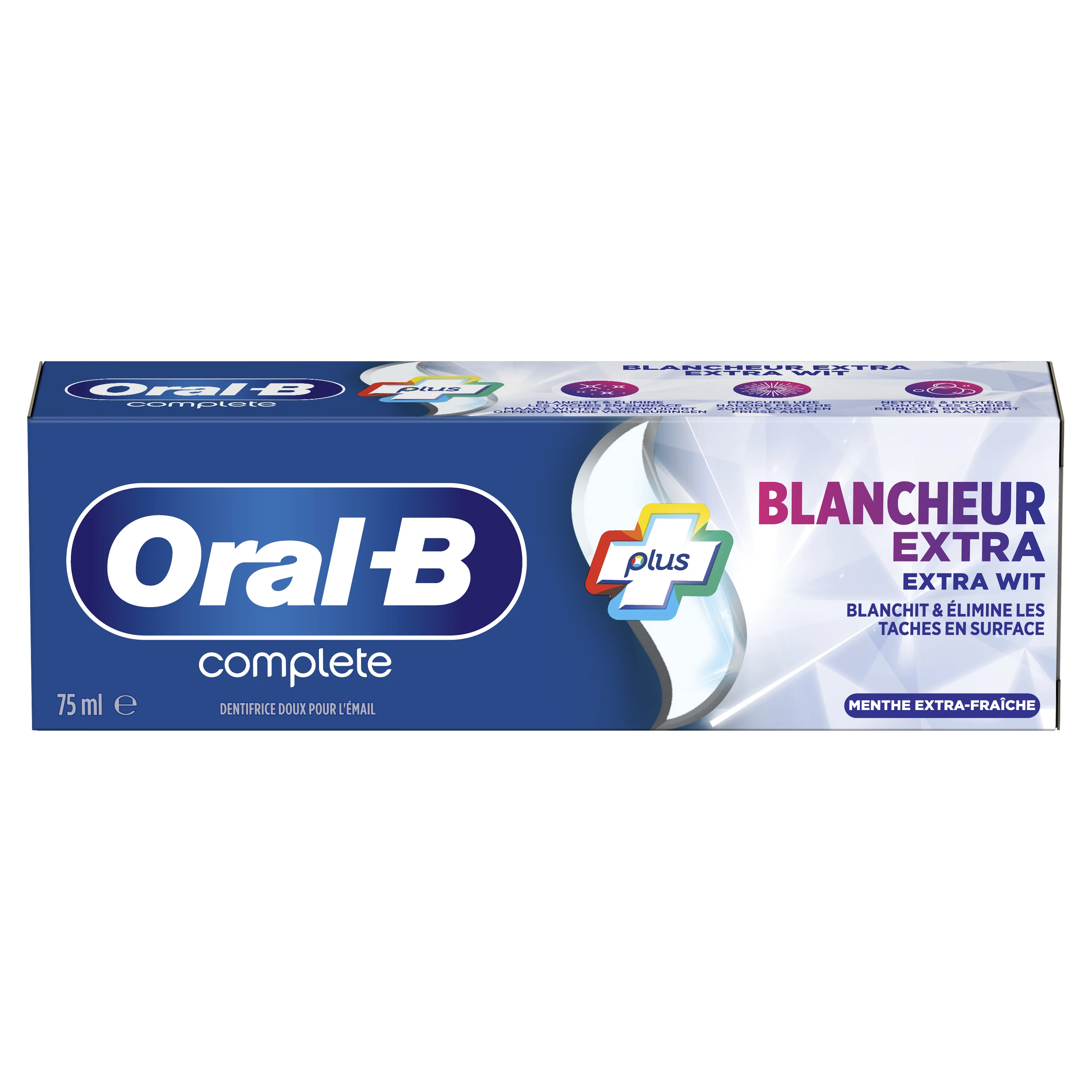 converteerbaar hybride afgewerkt Extra whitening tandpasta voor witte tanden | Oral-B