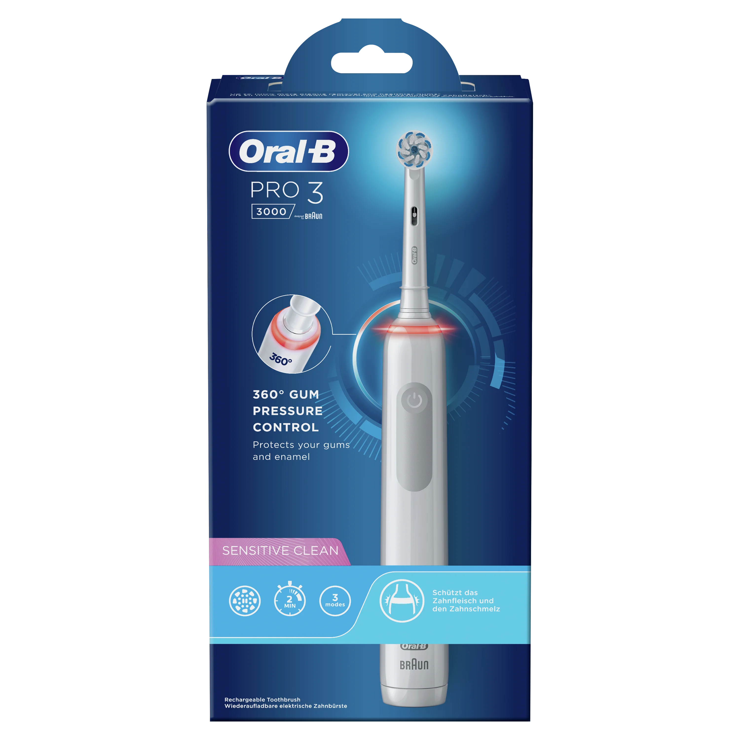 Onvergetelijk radium bende Oral-B Pro 3 - 3000 Sensitive - Elektrische Tandenborstel | Oral-B