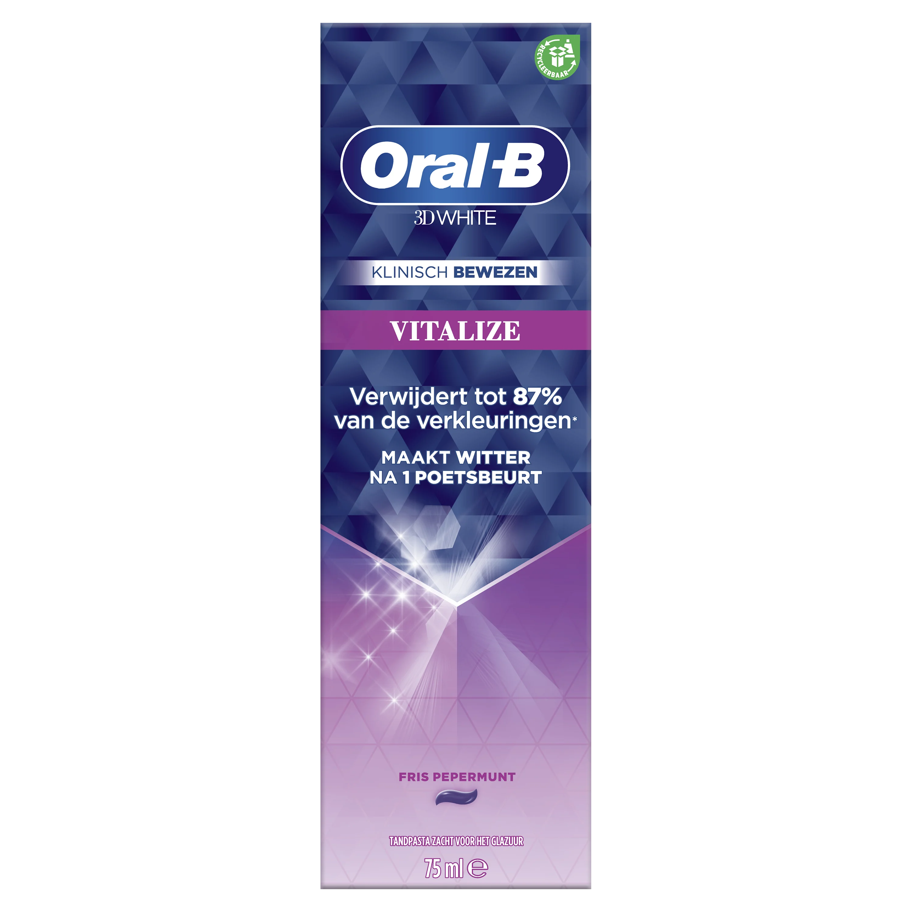 Oral-B 3D White Vitalize Tandpasta 75ml 