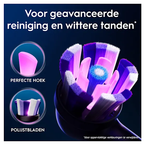 Oral-B iO9N Elektrische Tandenborstel Whitening Bundel, Zwart