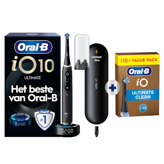 Oral-B iO Series 10 Cosmic Black + 10 Refills