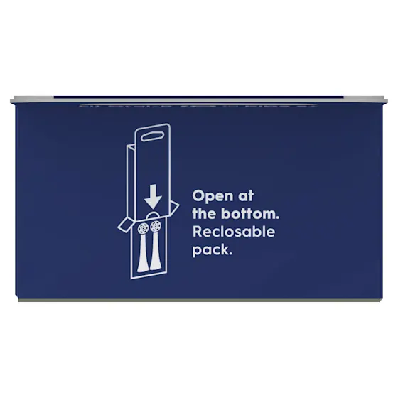 Oral-B iO Kids Marvel Spider-Man opzetborstels, verpakking met vermelding '1 x 4 = 12 Maanden'.