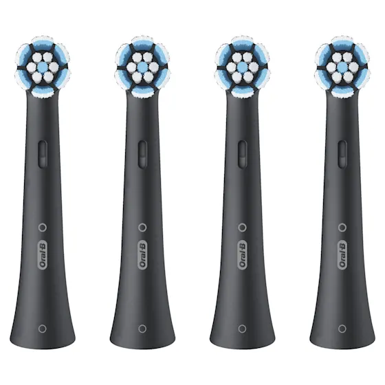 Oral-B iO 2 Elektrische Tandenborstels Zwart & Roze Duoverpakking + 4 Opzetborstels (Gentle Care)