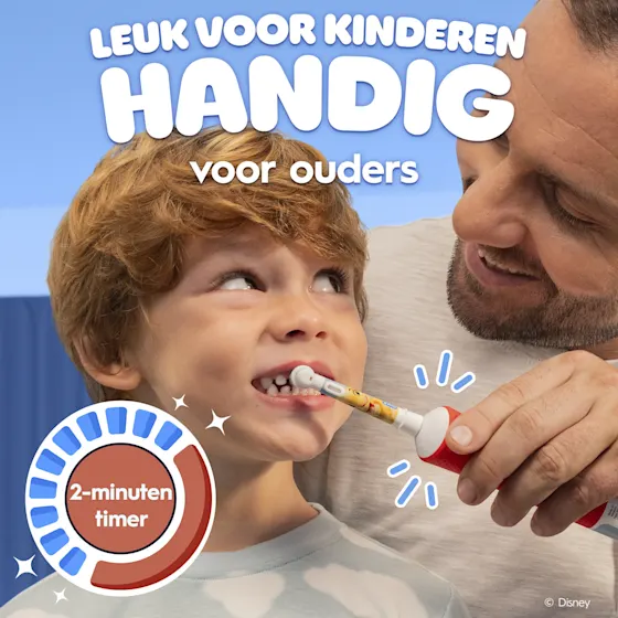 Oral-B PRO Kids elektrische tandenborstel met Disney The Lion King-thema, geschikt voor 3+ en E.A.P.D. goedgekeurd.