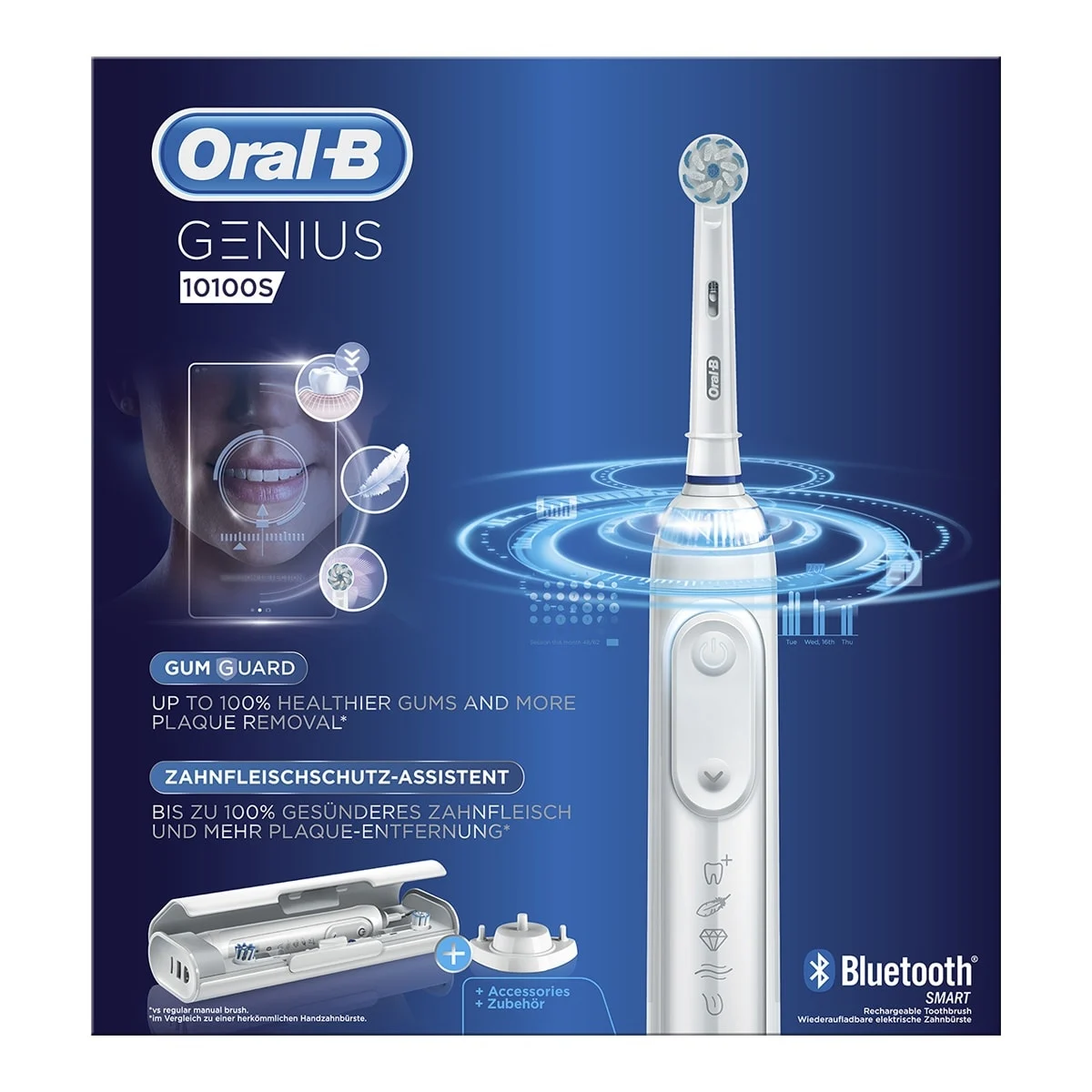 banjo galerij Uitvoeren Oral-B Genius 10100S wit Elektrische Tandenborstel | Oral-B