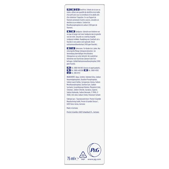 Oral-B Pro 3D Clinical Intensieve Whitening Tandpasta en 4 Zwarte Opzetborstels Bundel