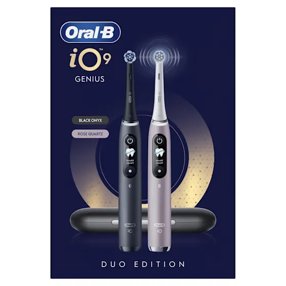 Oral-B iO 9N Elektrische Tandenborstel Zwart & Roze + 8 Opzetborstels