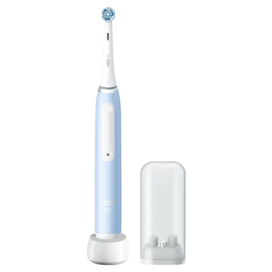 Oral-B iO 3 Elektrische Tandenborstel Blauw + 2 Opzetborstels