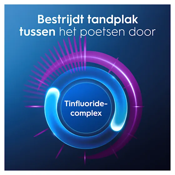 Oral-B Professional tandpasta voor gevoelige tanden, met de claim 'Bescherming tegen Gevoeligheid'.
