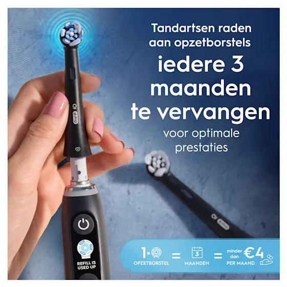 Oral-B iO Series 6N Black Lava Electric Toothbrush + 4 Refills