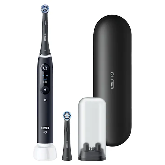 Oral-B iO Series 6N Black Lava Electric Toothbrush + 4 Refills
