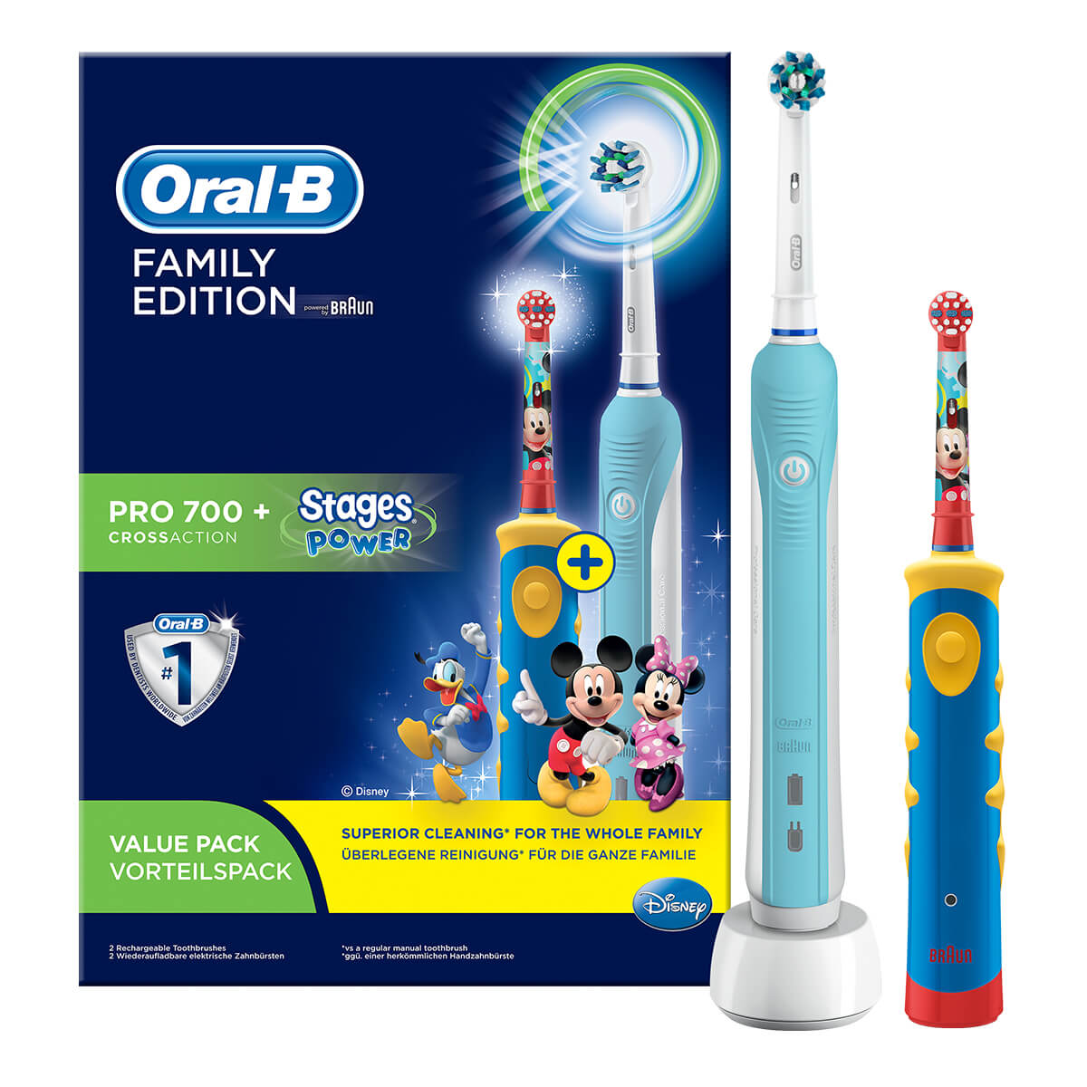 Supplement Aanvrager twee weken Familiepakket elektrische tandenborstels | Oral-B