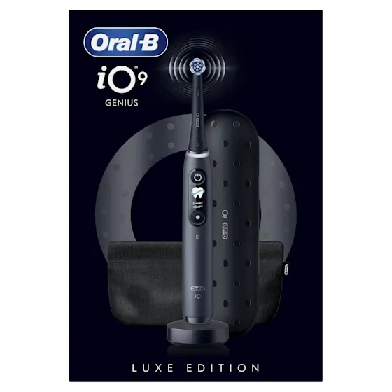 Oral-B iO 9 Special Edition Elektrische Tandenborstel Zwart Onyx + 8 Opzetborstels