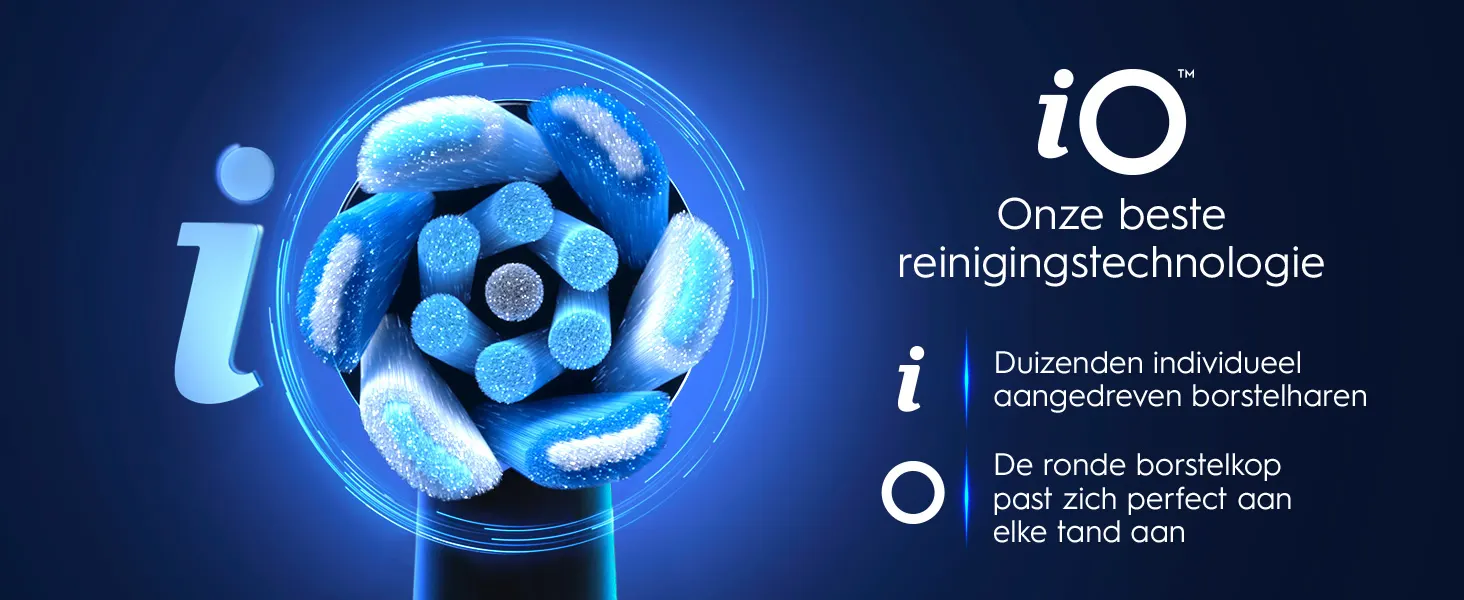 Oral-B iO 6 Elektrische Tandenborstels Zwart & Roze Duoverpakking + 8 Opzetborstels 