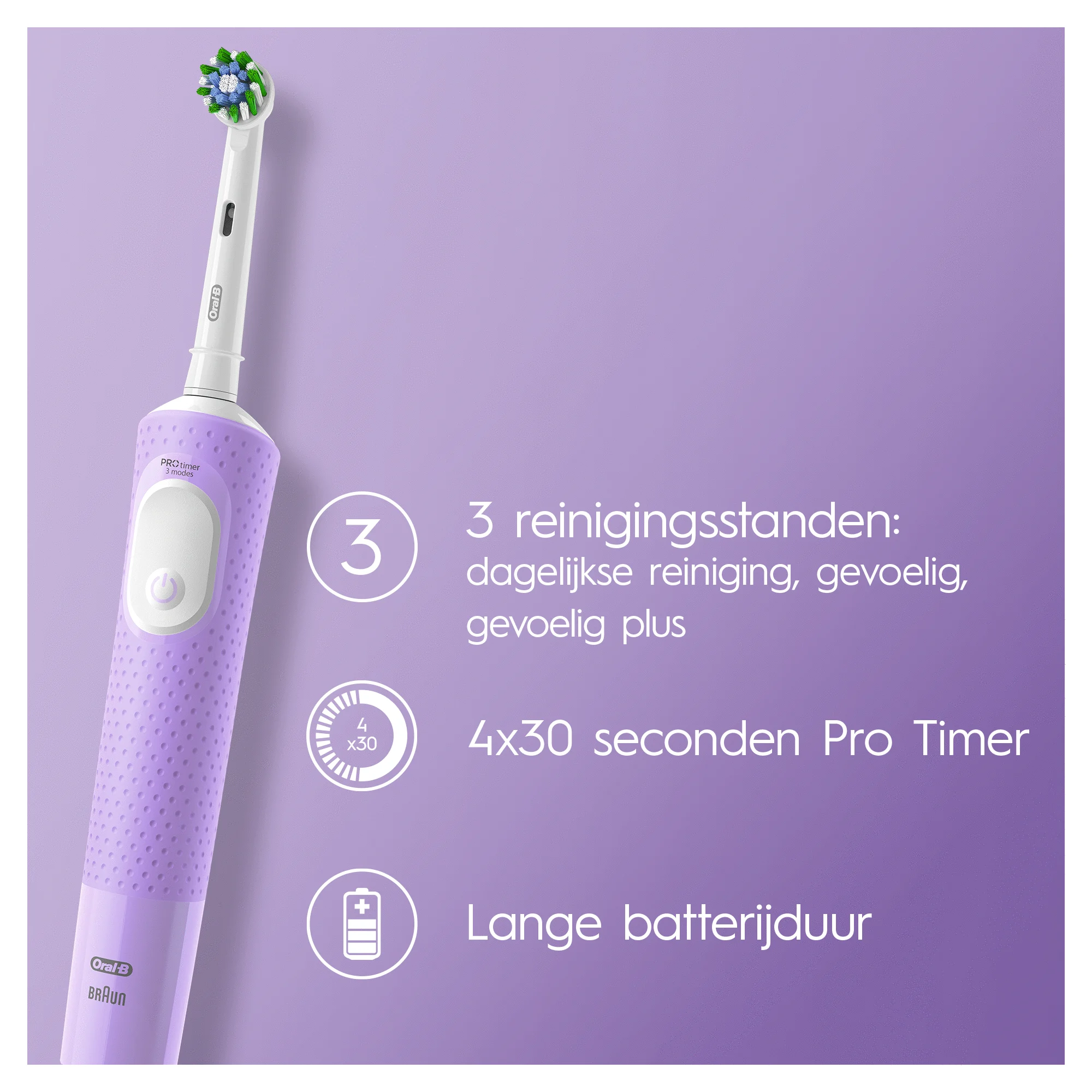 straf Altijd cent Vitality Pro Pure Clean Elektrische Tandenborstel | Oral-B NL