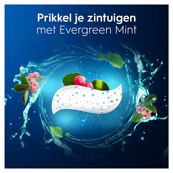 Oral-B Pro-3D White Clinical tandpasta tube en verpakking, met de claim 'wittere tanden in 1 dag'.