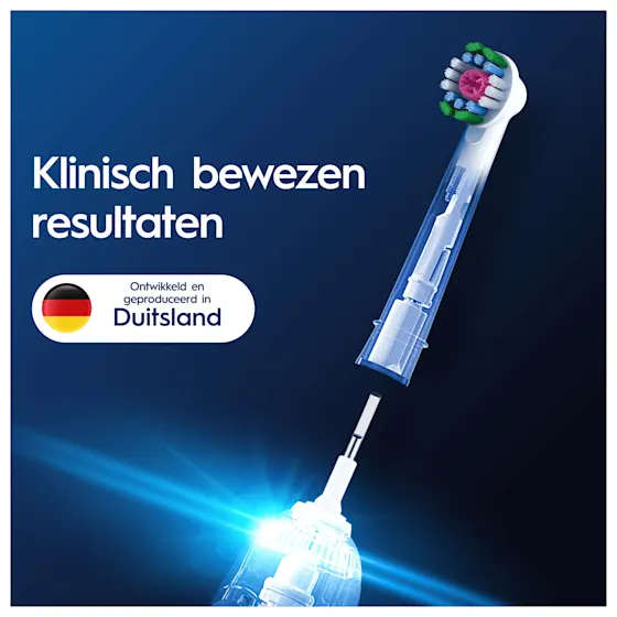 Oral-B PRO 3D WHITE opzetborstels, verpakking met 2 stuks.