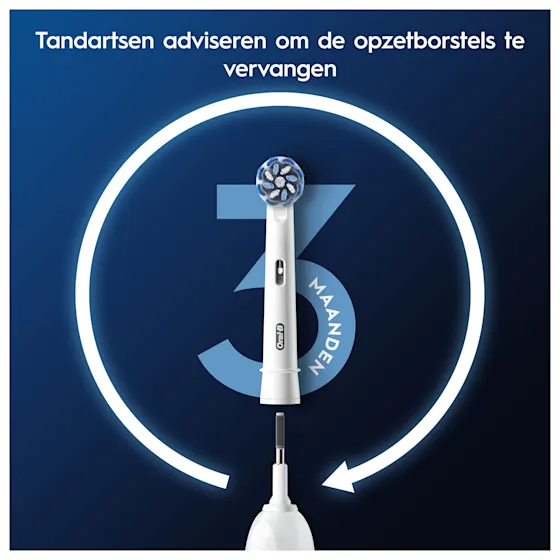 Oral-B Pro Sensitive Clean Opzetborstels, Set Van 10