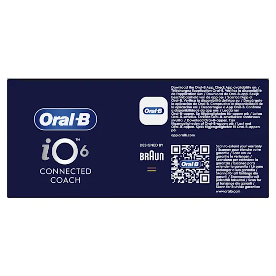Oral-B iO 6 Elektrische Tandenborstels Wit & Roze Duoverpakking + 8 Opzetborstels