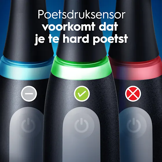Oral-B iO 3 Elektrische Tandenborstel Zwart & Roze + 4 Opzetborstels