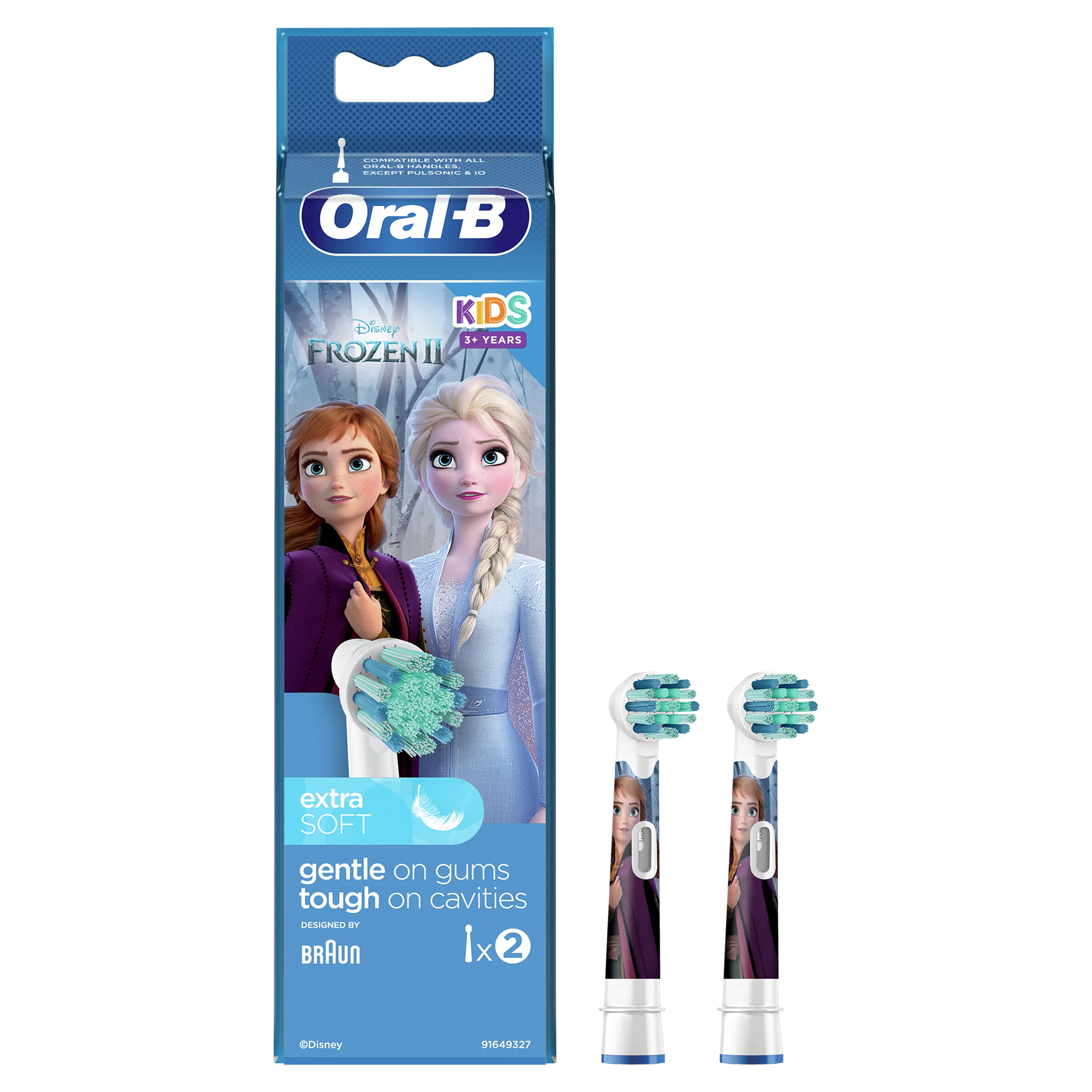 Image - Oral-B Kids Opzetborstels Met Disney Frozen 2-figuren, Extra Soft 3 