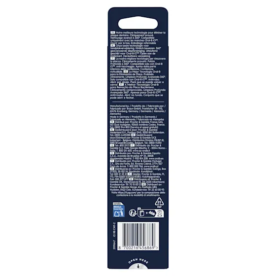Oral-B iO 3 Elektrische Tandenborstel Blauw + 2 Opzetborstels