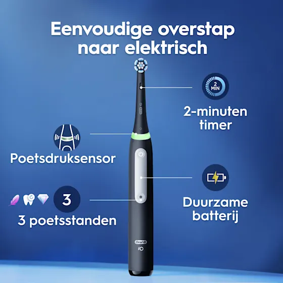 Oral-B iO 3N Black Elektrische Tandenborstel