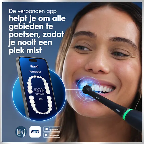 Oral-B iO Series 6N Black Lava Electric Toothbrush + 4 Refills