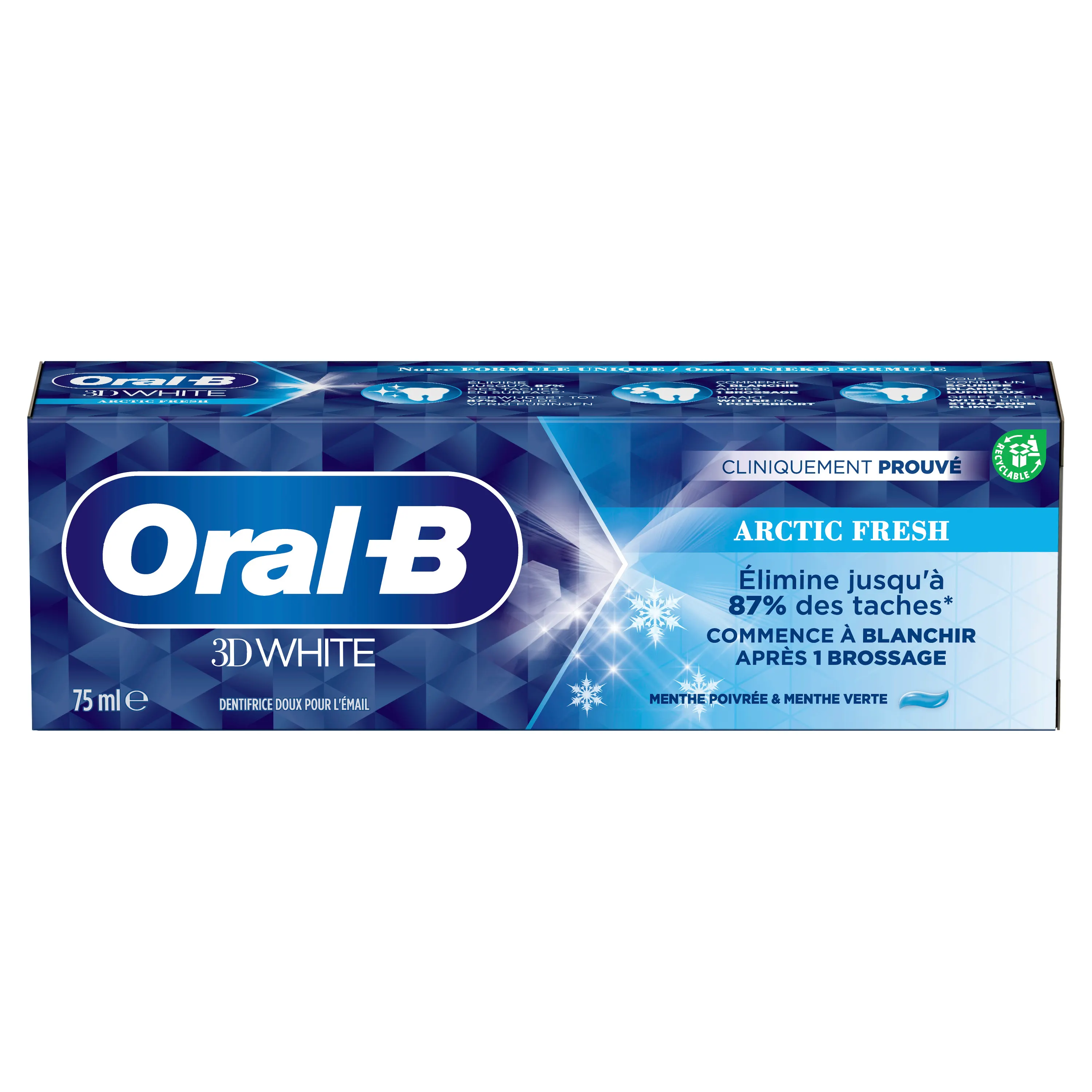 Oral-B 3D White Arctic Fresh Tandpasta 6 - Primary 