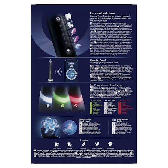 Oral-B iO Series 5N Black Electric Toothbrush + 4 Refills